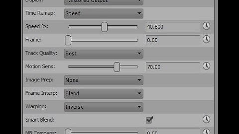 Smooth Slow Motion Setting in Sony Vegas using Twixtor