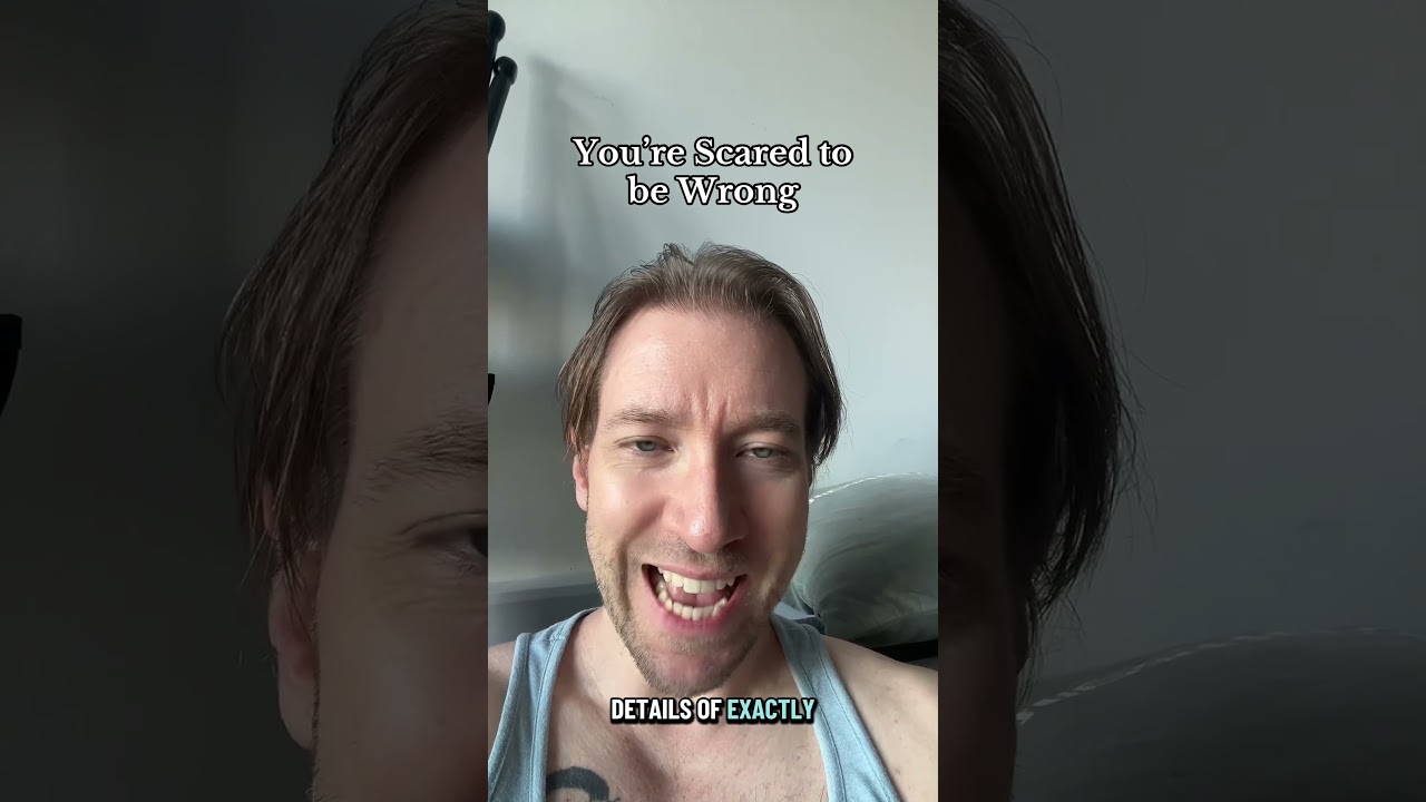 Ты боишься ошибиться 