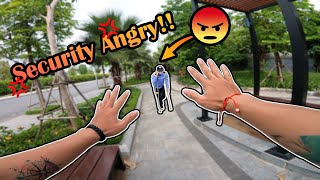 ESCAPING ANGRY SECURITY ( Parkour Chase POV ) | Trốn Bảo Vệ