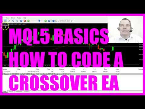 LEARN MQL5 TUTORIAL BASICS - 20 HOW TO CODE A SIMPLE CROSSOVER EXPERT ADVISOR
