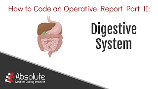 Part II: Learn How to Code an Operative Report: Digestive System