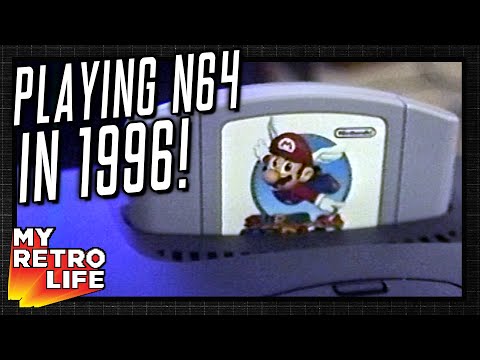 Playing a Nintendo 64 with Super Mario 64 in 1996 - My Retro Life [Extended Cut]