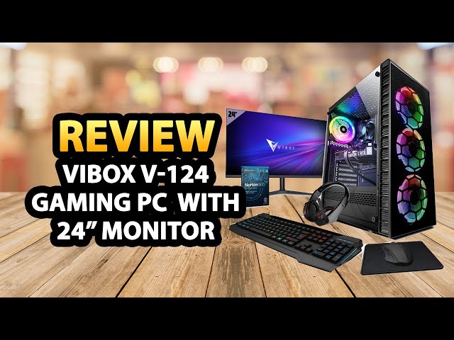 Vibox I-24 Gaming PC - 21.5 Monitor Bundle - Quad Core AMD Ryzen
