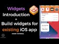 How to create widgets for existing iOS app | iOS 14 Widgets tutorial in Hindi