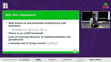 Running Julia Code Baremetal on an Arduino | Valentin Bogad | JuliaCon 2023