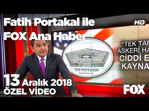 Ankara'da yüksek hızlı tren faciası... 13 Aralık 2018 Fatih Portakal ile FOX Ana Haber