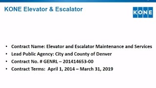 Elevator & Escalator Maintenance & Services