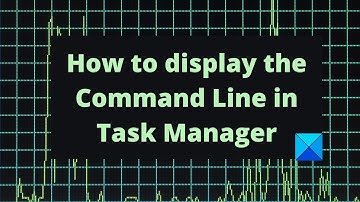 How to display the Command Line in Task Manager of Windows