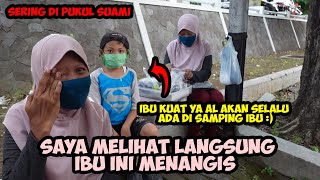 VIRAL !! IBU INI SAMPAI NANGIS DI PINGGIR JALAN SAMA ANAKNYA, JUALAN SEPI SAYA SERING DIPUKUL SUAMI