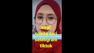 detik detik viral nya novita sari selebgram tiktok mengeluarkan kata kotor