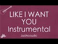 LIKE I WANT YOU - Giveon (Acoustic Instrumental)