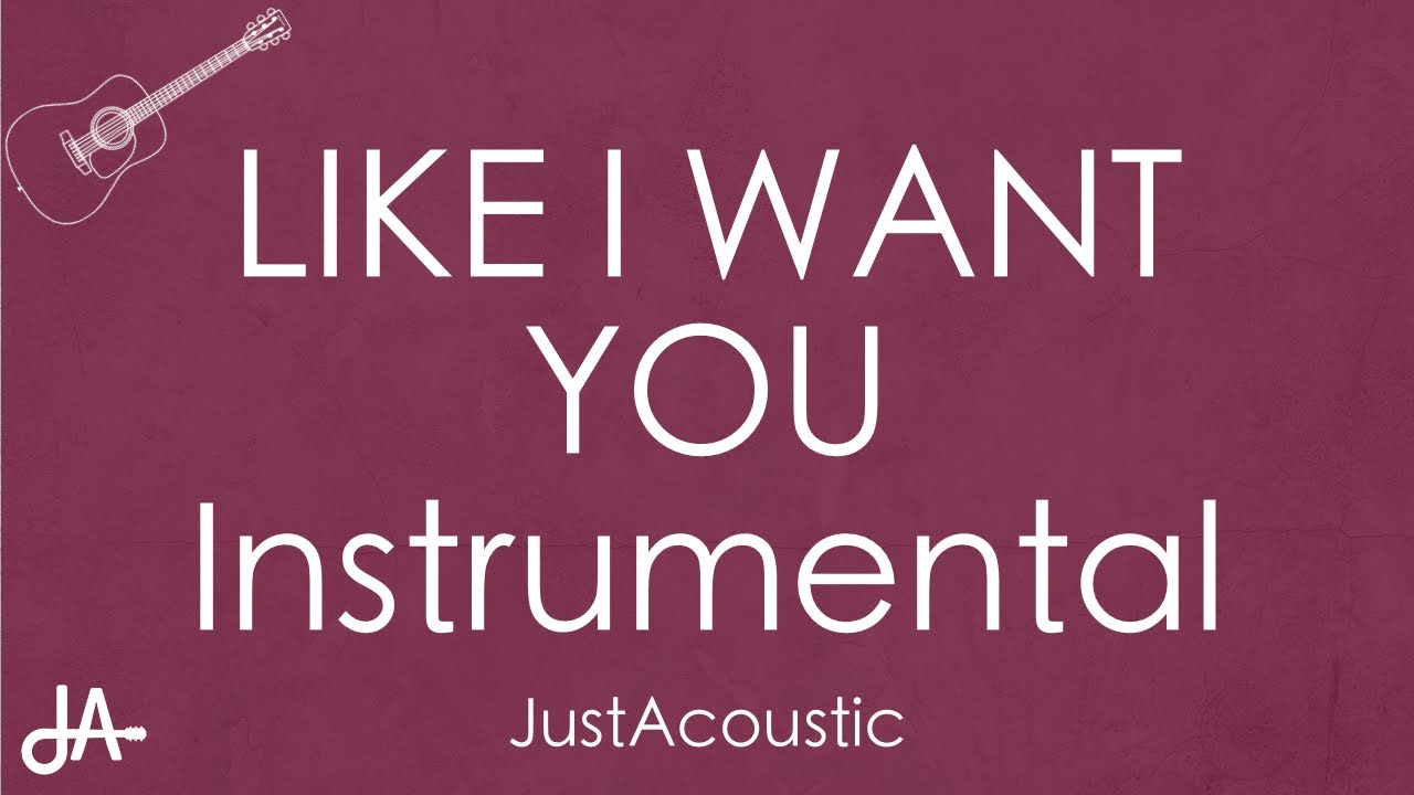 LIKE I WANT YOU - Giveon (Acoustic Instrumental)