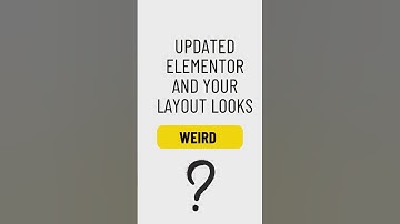 How to fix broken layout after Elementor update 2025  | 4 easy steps to fix Elementor design issue