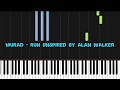 Murad  run piano synthesia  inspired by alan walker ncn release
