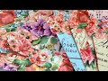 Tutorial shabby vintage pocket, kit, floral gatherings, Amity Bloom journals, DIYS crafts