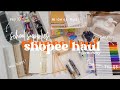 AFFORDABLE SHOPEE SCHOOL SUPPLIES HAUL🧡Back to School GIVEAWAY|Stationery & Online Class Essentials