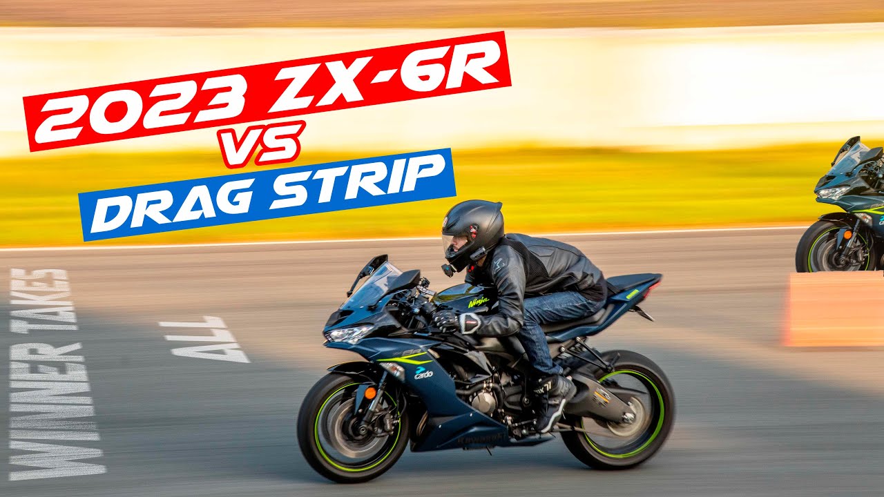 6/21 ゆうと様　8台 I TOOK MY 2023 ZX-6R TO THE DRAG STRIP - YouTube
