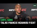 Ciryl Gane talks Alexander Volkov, fighting Francis Ngannou for the title and their old spars