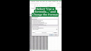 Conditional Formatting in Excel