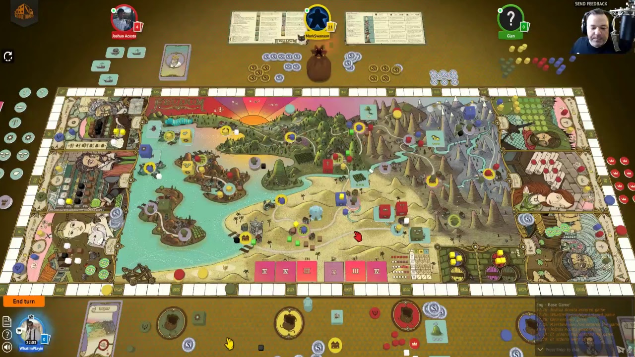 Feudum on Tabletopia with designer Mark Swanson