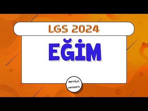 Eğim | LGS 2024 | 8.Sınıf Matematik