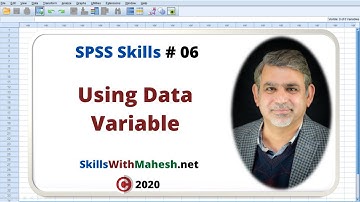SPSS Skills #06 : Using Date Variable in SPSS