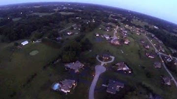 FPV Night Flight - GoPro Hero 3 HD Video  Zephyr 2 Wing