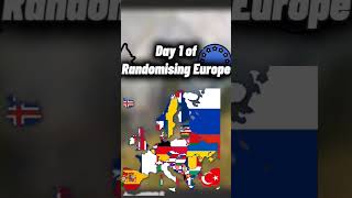 Day 1 of randomising europe with a wheel