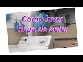 COMO LAVAR ROPA DE COLOR EN TU LAVADORA/ORGANIZANDO TU DULCE HOGAR/CÓMO LAVO? VÍDEO3 /limpia conmigo