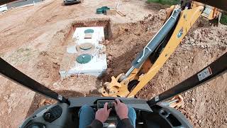 Backfilling Around The Tank by MW Excavation 3,929 views 4 years ago 12 minutes, 58 seconds