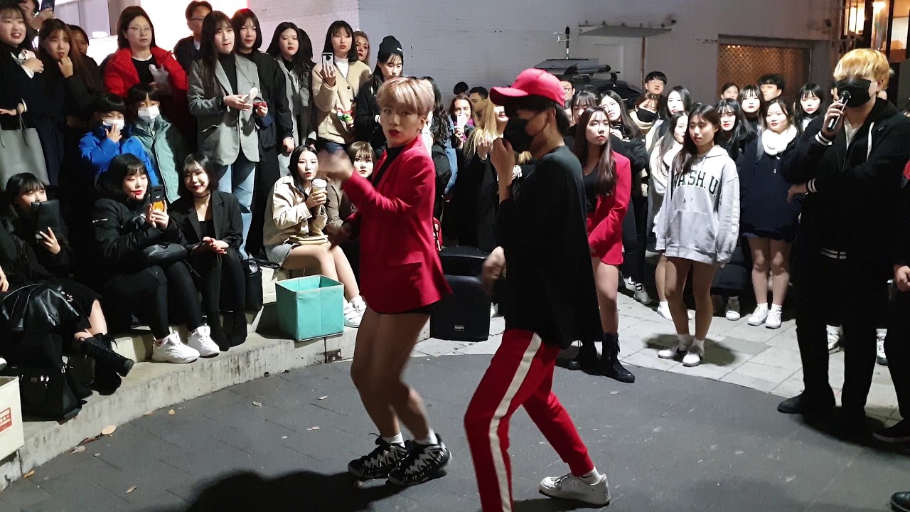 《EXID_UpDown》#KingdomS(#킹덤즈) #RedCrew(#레드크루) 2018.10.31 할로윈당일 홍대버스킹