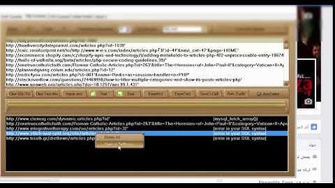 كيفية جلب مواقع مصابة بثغرة sql و xss بسهولة