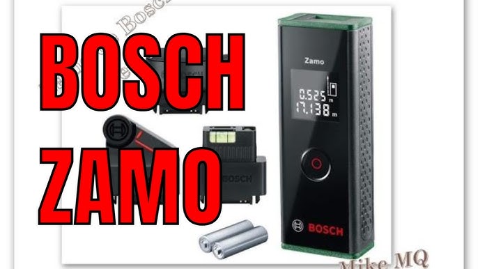 Bosch télémètre laser ,Zamo 4ème génération ,3 attachements, Le télémètre  plus plus plus! 3 têtes 