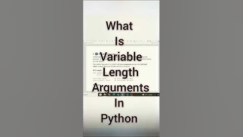 variable length arguments #pythonprogramming #pythonforbeginners #python #functionarguments