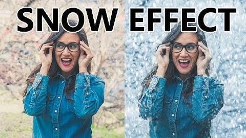 Photoshop Snow Effect |  Learn Falling Snow Effect to a Photo in Photoshop
