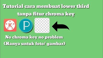 Tutorial cara membuat lower third tanpa fitur chroma key ( hanya untuk foto/gambar)