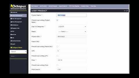 Tutorial2 | Make Items Ecommerce Friendly in OCTOPUS - Sync Any POS with Any eCommerce