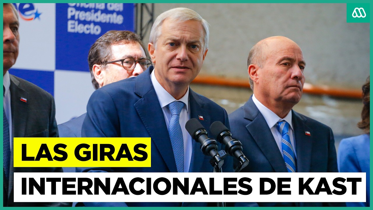 Las giras internacionales de Kast: Ha visitado diez países desde ganar las elecciones