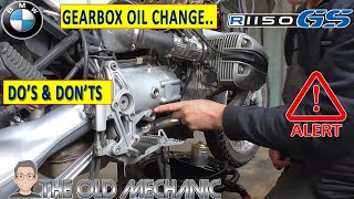 Smooth Shifting Secrets: A Comprehensive Guide to BMW R1150GS Gearbox Oil Change!