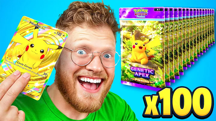 I Opened 100 PIKACHU Packs In TCG Pocket!