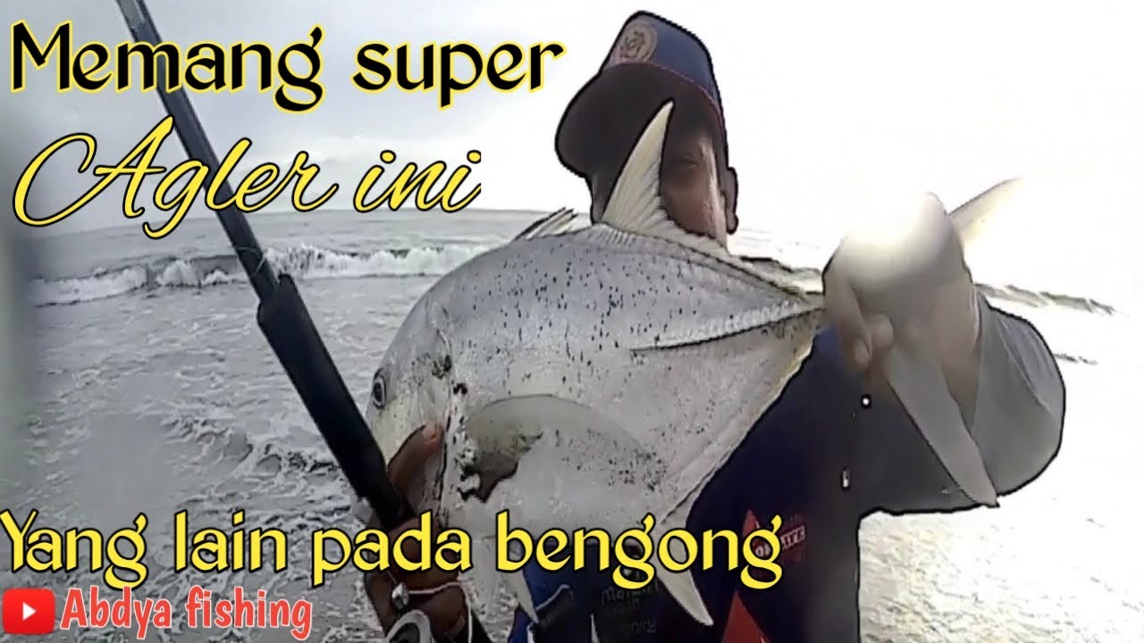 MANCING DI TEPI PANTAI SAMA SEPERTI MANCING DI TENGAH LAUT FULL IKAN