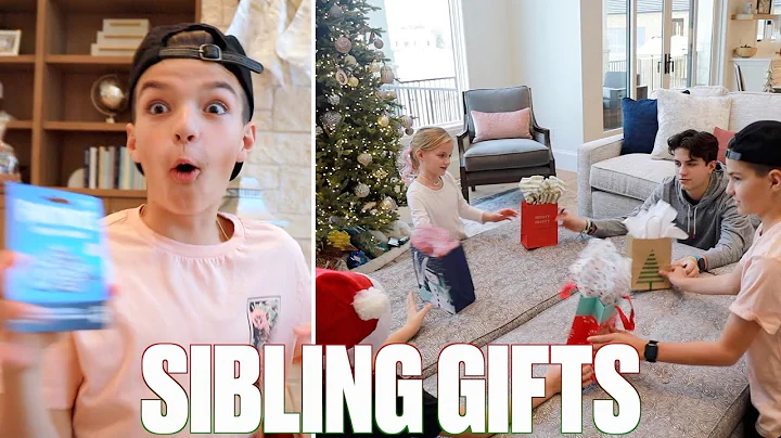 SIBLING GIFT EXCHANGE GAME 2022 | NEVER HAVE I EVE...