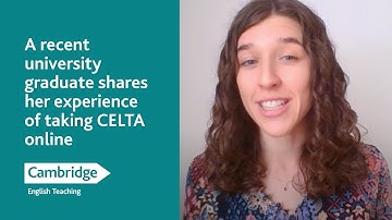 A recent university graduate shares her experience of taking CELTA online | Cambridge English