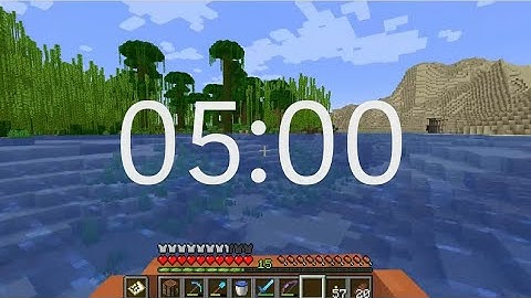 5 Minute Timer with Relaxing Music: Minecraft Theme