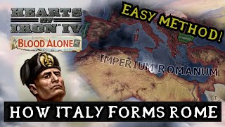 Italy Easily forms the Roman Empire - HOI4: By Blood Alone