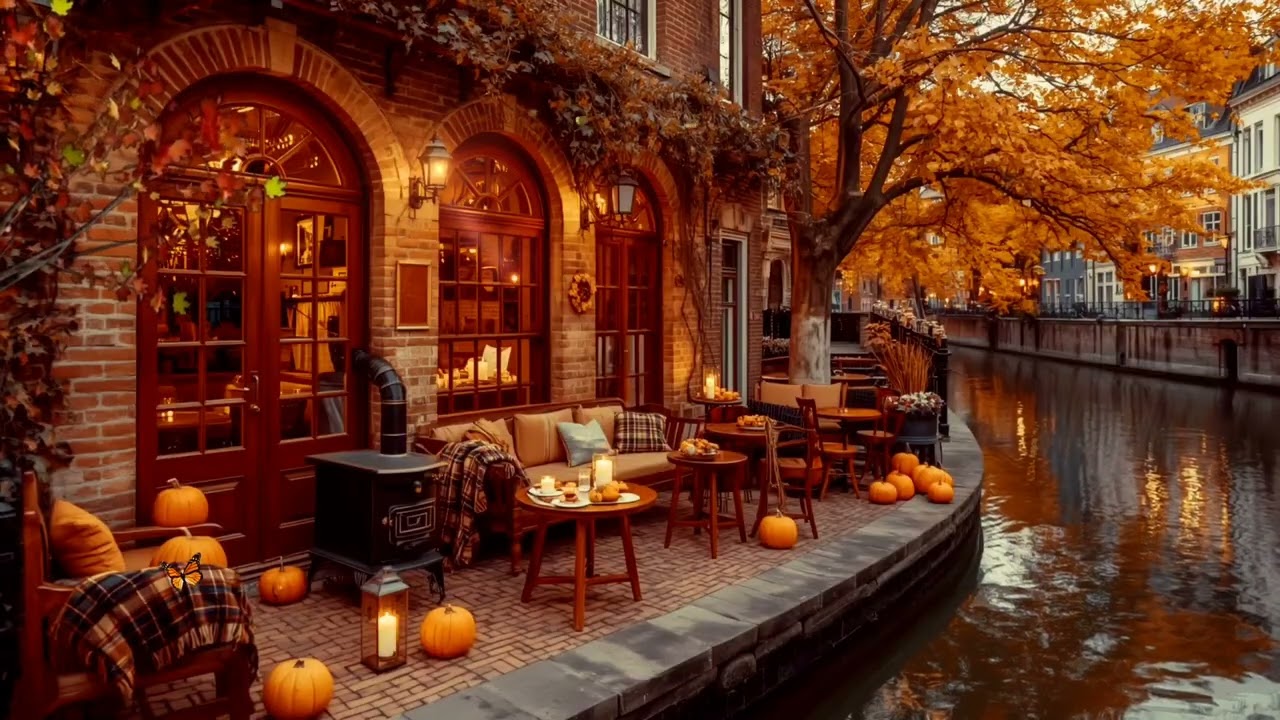 Copy of Relaxing November Music 🍂 Cozy Autumn Cafe Ambience with Soft Piano Music to Study, Work