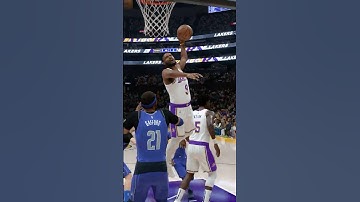 Poster Dunk With Bronny James In Every NBA 2K