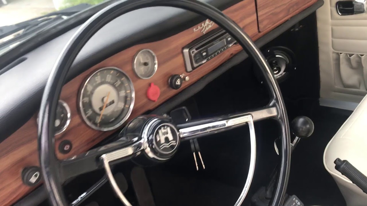 1969 Vw Karmann Ghia Interior Youtube