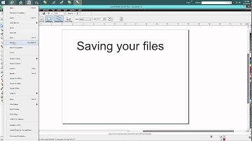 Corel Draw Tips & Tricks Saving your files to other Versions older