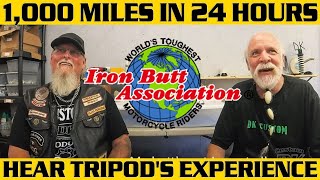Iron Butt Association Rider 'Tripod' Tells About His Time in the Saddle